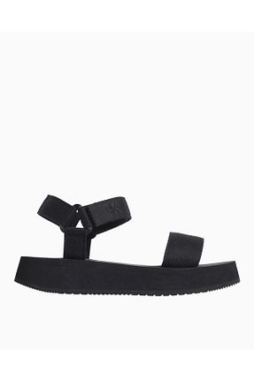 صندل مشکی زنانه پاشنه تخت Calvin Klein - کد 922169018