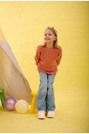 پلیور نارنجی بچه گانه Kırçıllı Nisrakids - کد 778476637