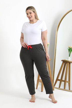 پائین تنه راحتی طوسی زنانه پنبه ای Akbeniz - کد 921360310