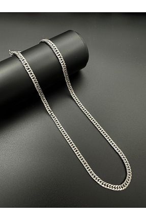 گردنبند استیل ( فولاد ) طوسی استیل ضد زنگ RoyalVance - کد 921369527