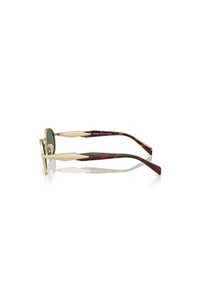 عینک آفتابی طلائی زنانه 55 Prada - کد 886755565