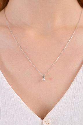 گردنبند نقره زنانه 925 عیار Swarovski - کد 841654174