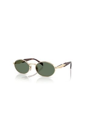 عینک آفتابی طلائی زنانه 55 Prada - کد 886755565