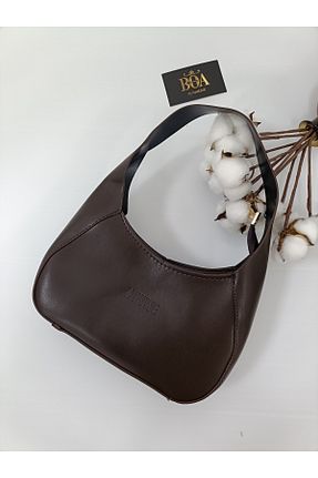 کیف دستی قهوه ای زنانه ابعاد کوچک Kadın - کد 921378818