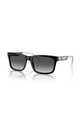 عینک آفتابی مشکی مردانه 57 Emporio Armani - کد 832153484