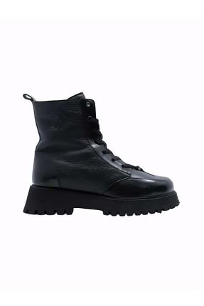 بوت / نیم بوت مشکی زنانه پاشنه کوتاه (1 - 4 سانتی متر) Poletto - کد 921387780
