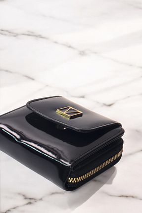 کیف پول مشکی زنانه سایز متوسط KRB POLO ACCESSORİES - کد 921380519