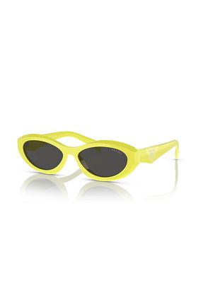 عینک آفتابی زرد زنانه UV400 Prada - کد 740102243