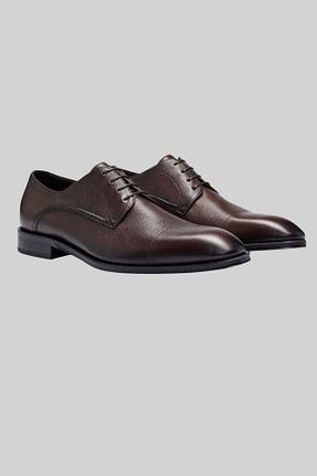 کفش کلاسیک قهوه ای مردانه BOSS - کد 921370497