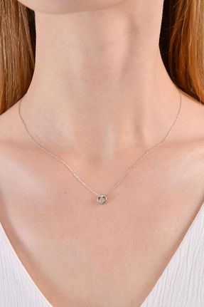 گردنبند نقره زنانه 925 عیار Swarovski - کد 770222276