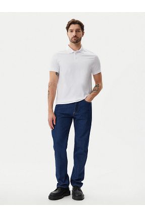 پولوشرت سفید مردانه پنبه ای Calvin Klein - کد 922283006