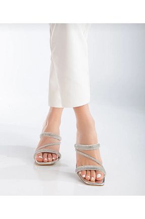 کفش مجلسی طوسی زنانه پاشنه نازک Felisya Butik - کد 921383252