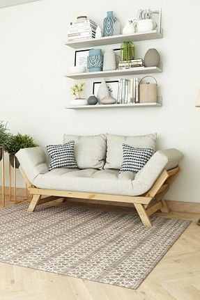 کاناپه بژ Keten woodwork antalya - کد 921390172