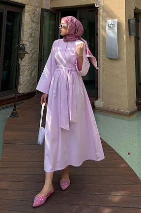 لباس حجاب صورتی بچه گانه رگولار Şulemoda Giyim - کد 921394789