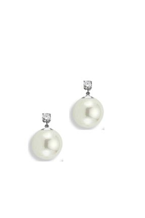 گوشواره نقره سفید زنانه 925 عیار bymissmücevherat - کد 881921956