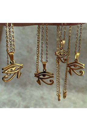 گردنبند استیل ( فولاد ) طلائی استیل (فولاد) Jovela - کد 921473799