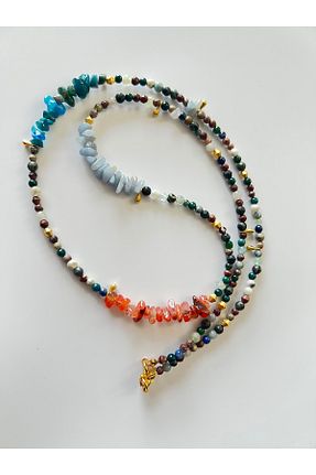 گردنبند جواهر رنگی زنانه Enki Design - کد 921482301