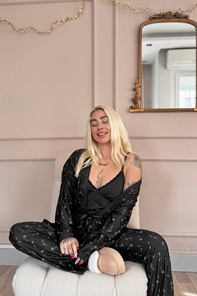 ست لباس راحتی رنگی زنانه ساده Pijamaevi - کد 921479196