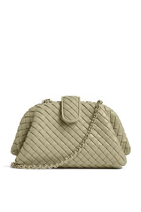 کیف مجلسی سبز زنانه Bottega Veneta - کد 921496834