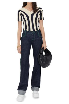 کیف مجلسی مشکی زنانه Bottega Veneta - کد 922221978