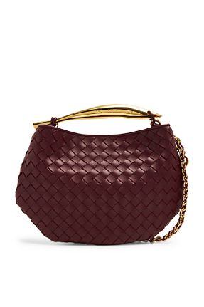 کیف مجلسی زرشکی زنانه Bottega Veneta - کد 921496940