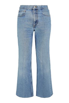 شلوار جین آبی زنانه فاق بلند E L V Denim - کد 921494826