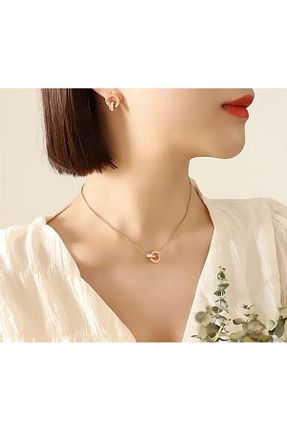 گردنبند استیل ( فولاد ) متالیک زنانه استیل ضد زنگ Westtakı - کد 921506168