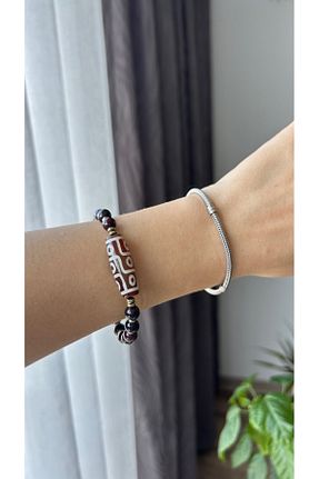 دستبند جواهر رنگی زنانه سنگ طبیعی Doğaltaş Masalları - کد 921506297