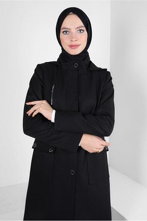 ترنچکت مشکی زنانه پلی استر Alvina - کد 790229935