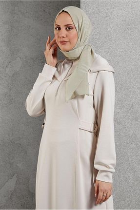 شال بژ زنانه پلی استر Alvina - کد 895044053