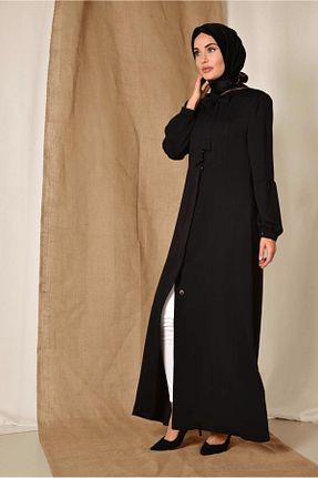 کلاه و ابایا مشکی زنانه پلی استر Alvina - کد 865662287