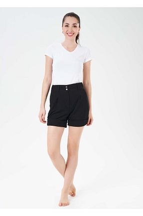 شلوارک و برمودا مشکی زنانه Relaxed Relax Mode - کد 839595973