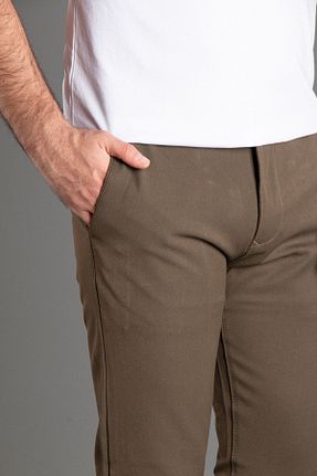 شلوار خاکی مردانه پنبه پلی استر ZEKİ ÖZER - کد 828357396