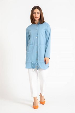 کت حجاب آبی زنانه رگولار Esswaap - کد 313506723