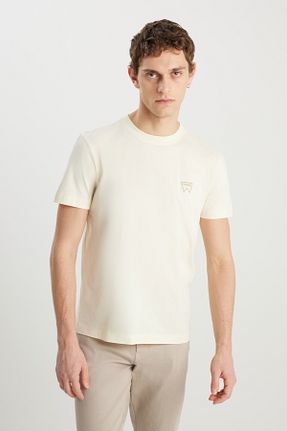 تیشرت بژ مردانه رگولار Wrangler - کد 922283479