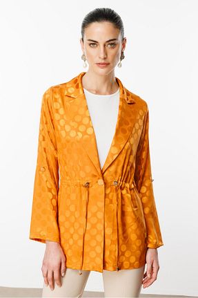 ست بالاتنه و پائین تنه نارنجی زنانه بافتنی Moda İlgi - کد 922284849