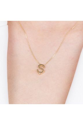 گردنبند طلا زرد زنانه 14 عیار Melike Gold - کد 922282842