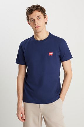 تیشرت سرمه ای مردانه رگولار Wrangler - کد 921526580