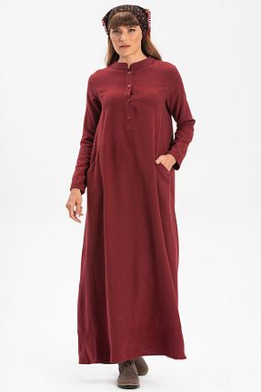 لباس زرشکی زنانه بافتنی Eliş Şile Bezi - کد 154367769