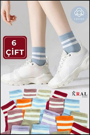 جوراب رنگی زنانه مودال - پنبه KRAL SOCKS - کد 921533992