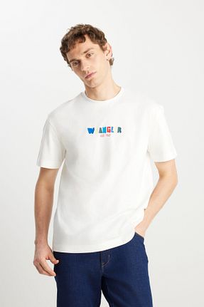 تیشرت سفید مردانه Relaxed Wrangler - کد 921531821