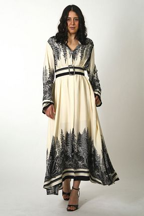 لباس بژ زنانه بافتنی ABBRA - کد 899127415