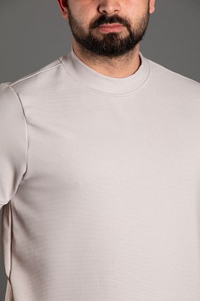 تیشرت طوسی مردانه اسلیم فیت ZEKİ ÖZER - کد 921546075