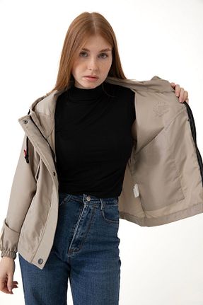 بادگیر و بارانی اسپرت طوسی زنانه پلی استر freemen - کد 921545999