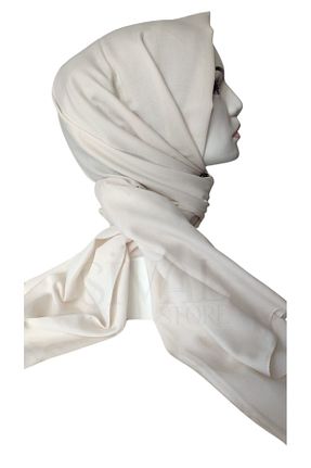 شال بژ زنانه پنبه ای Aker - کد 855471934