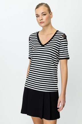 بلوز مشکی زنانه ساده ON - کد 921553959