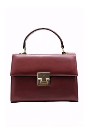 کیف دستی قرمز زنانه چرم خالص Poletto - کد 921549524