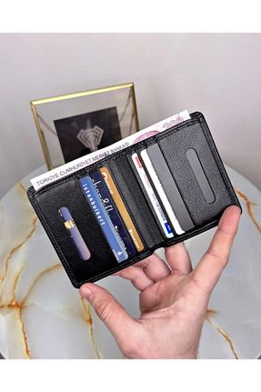جا کارتی مشکی مردانه سایز متوسط Fil Deri - کد 921559911
