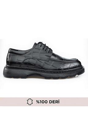 کفش کلاسیک مشکی مردانه چرم خالص maximoda - کد 921578536