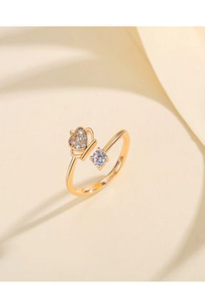 انگشتر نقره رنگی زنانه زیرکن Siset Gümüş - کد 922292799